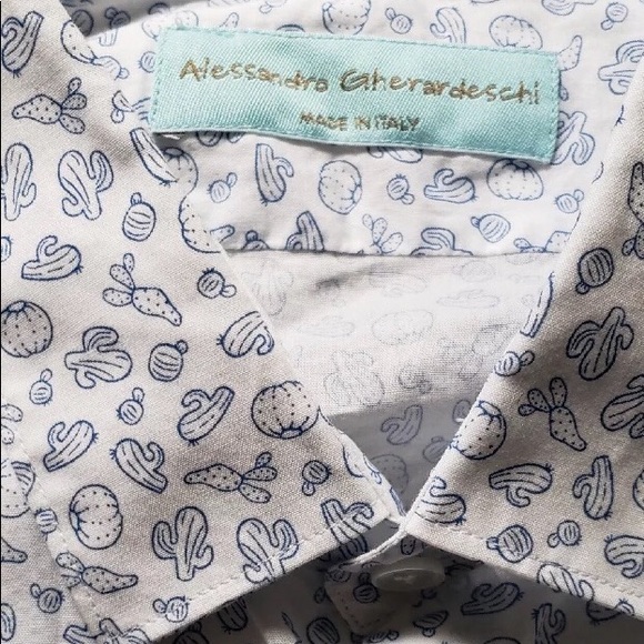 ALESSANDRO GHERARDESCHI Desert cactus print shirt - Picture 6 of 8